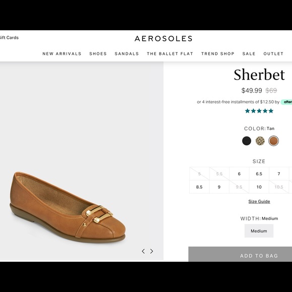 Aerosoles “Stitch&Turn Technology” Coral/Samon - Picture 16 of 16